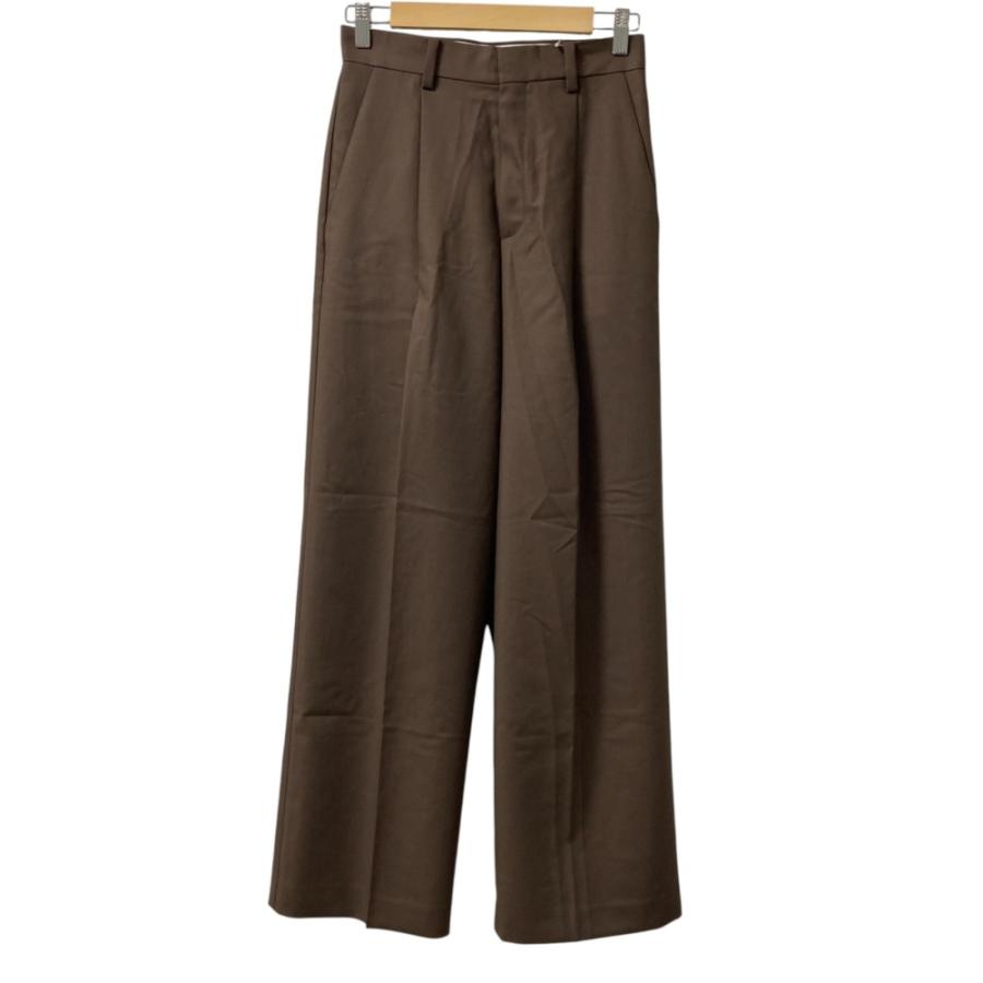Plage R’IAM タックチノパンツ　リアム　プラージュ　ブラウン Plage R'IAM タックチノパンツ リアム プラージュ ブラウン R