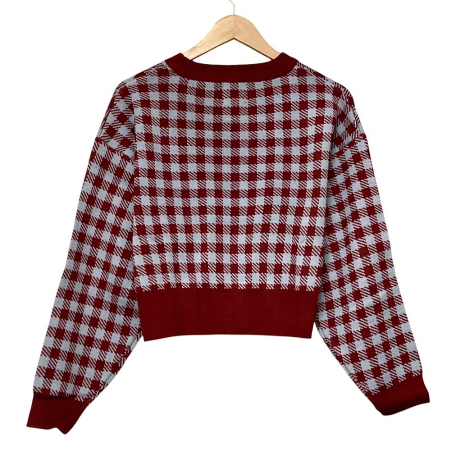 新品タグ付✨MARY QUANT 配色長袖ニットワンピ 赤白 M(38) 新品タグ付✨MARY QUANT 配色長袖ニットワンピ 赤白 M(38)