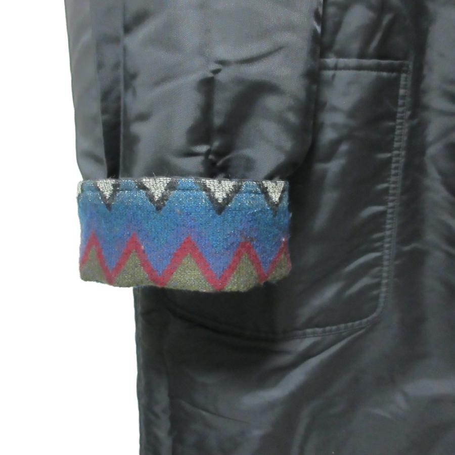 MISSONI リバーシブルコート 44 総柄 ミッソーニ MISSONI コート リバーシブル ロングコート モヘア 総柄