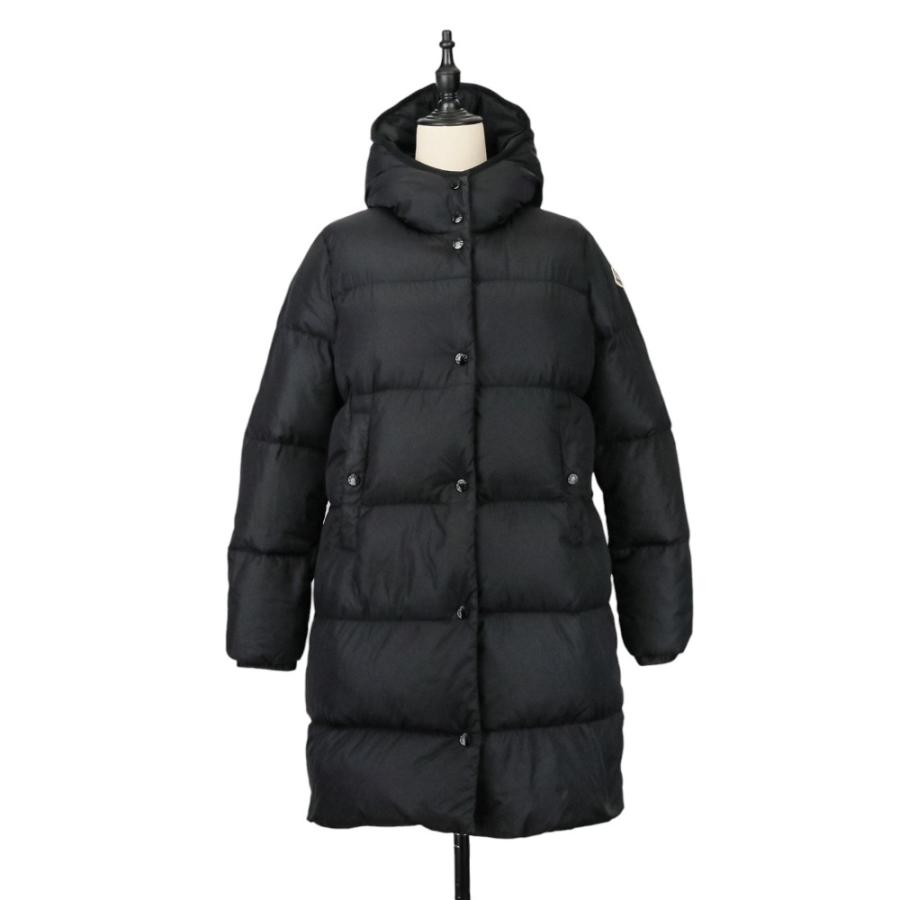 【新品】本日までMONCLER BURGAUX ダウンコート 1 MONCLER（モンクレール） BURGAUX フーデッド ロングダウンコート