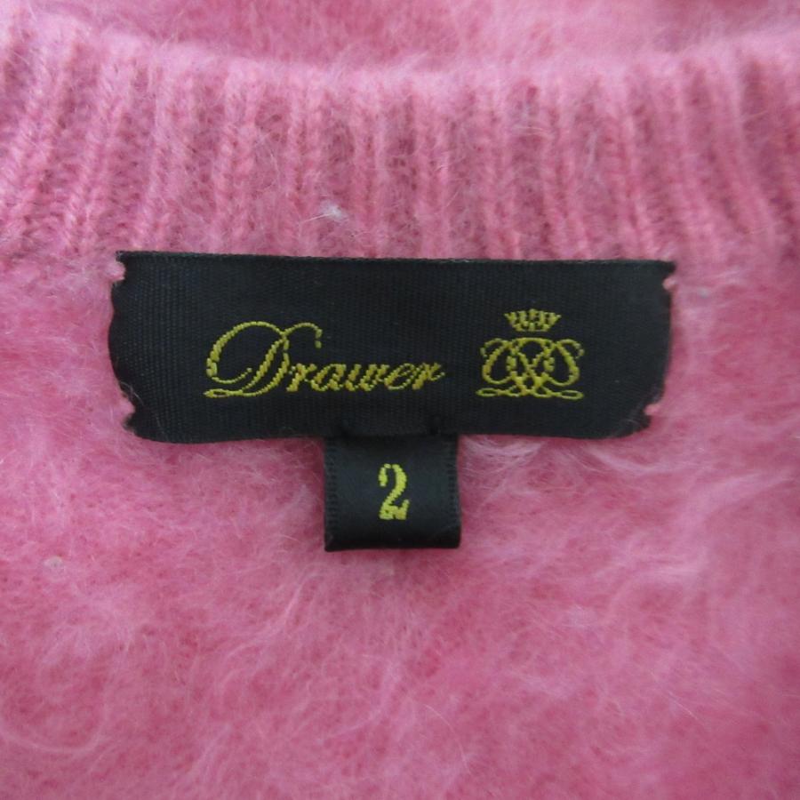 DRAWER 良品 21AW Drawer ドゥロワー 12Gカシミヤファークルー