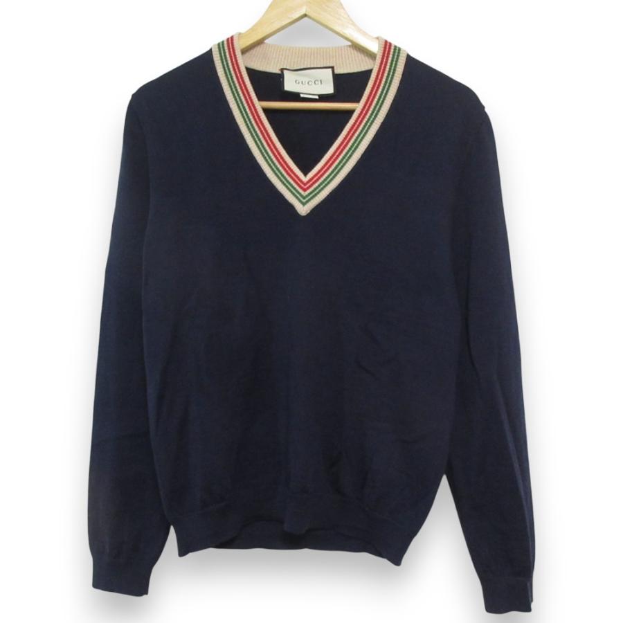GUCCI（グッチ） 美品 ウェブディテールニット セーター 599917 S 