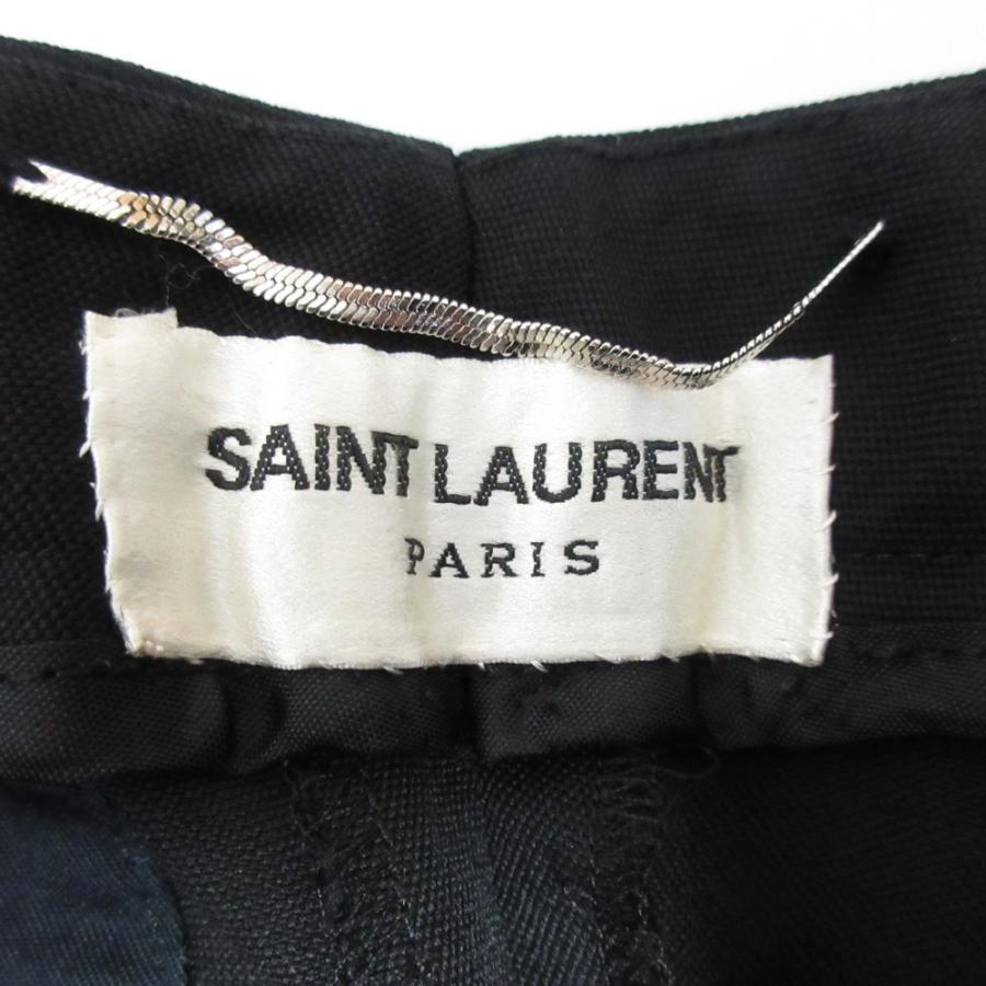 美品 SAINT LAURENT PARIS サンローランパリ サイドラインスラックス