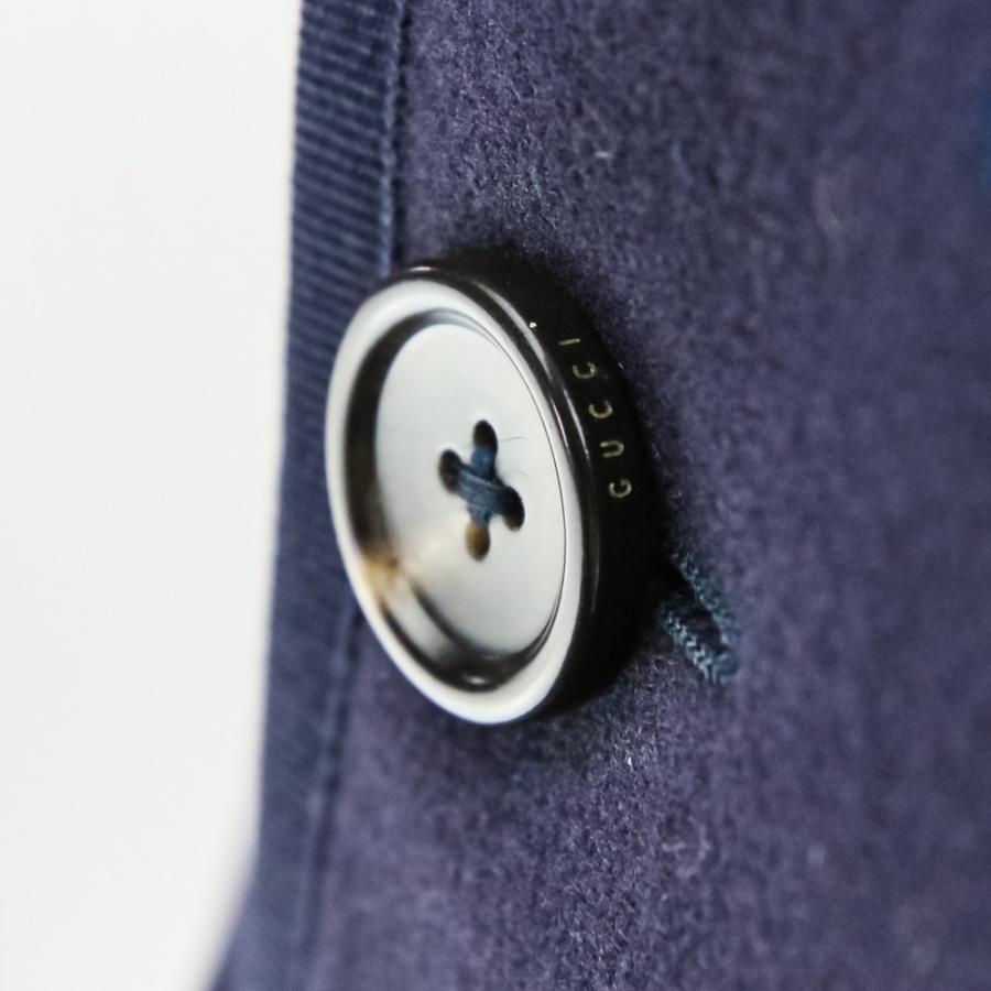 GUCCI（グッチ） 良品 BEE刺繍 ウール オーバーコート チェスター