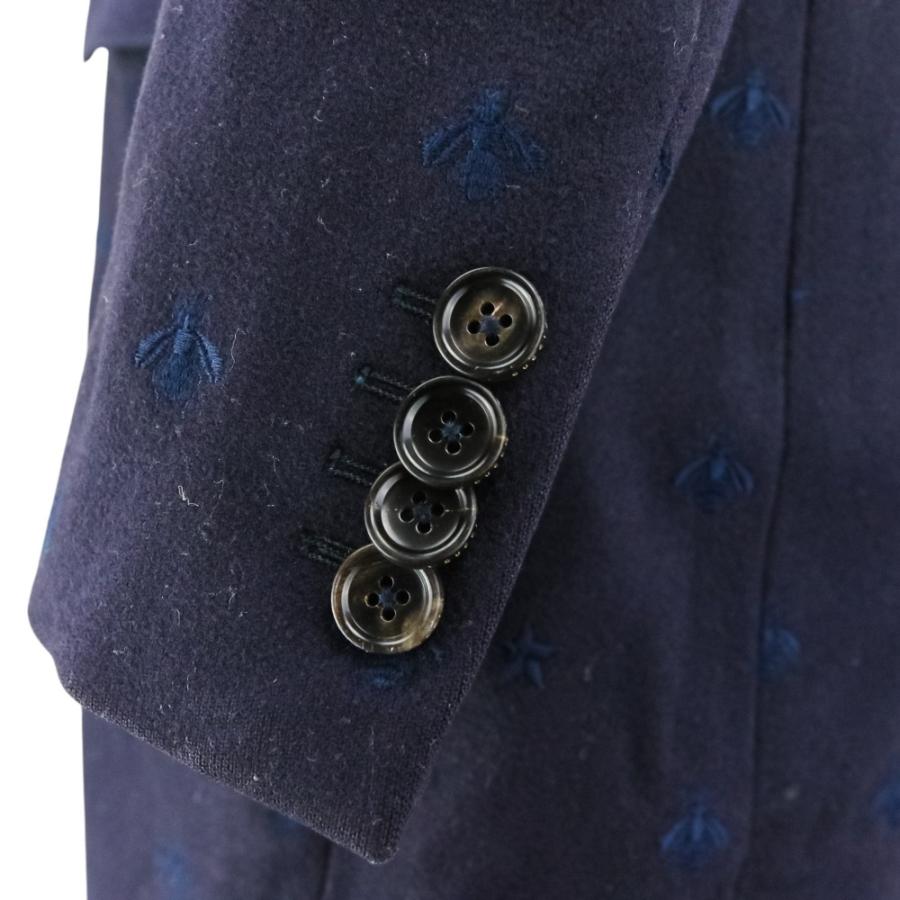 GUCCI（グッチ） 良品 BEE刺繍 ウール オーバーコート チェスター