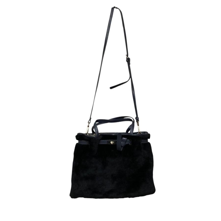 美品 Pelley Lusso ペレリールッソ ムートン 2way ショルダーバッグ