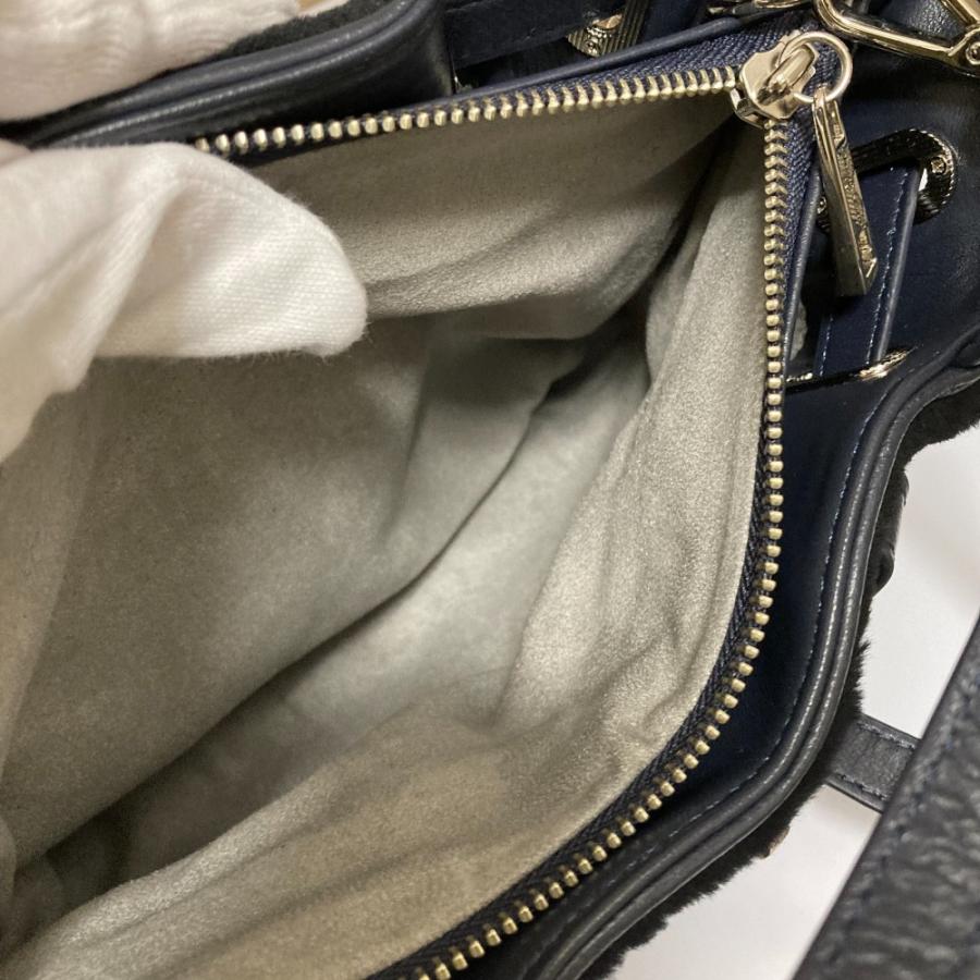 美品 Pelley Lusso ペレリールッソ ムートン 2way ショルダーバッグ