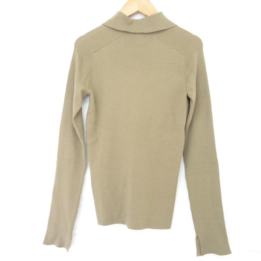 Mila Owen（ミラオーウェン） 美品 24AW Mila Owen ポロ衿ニットタック