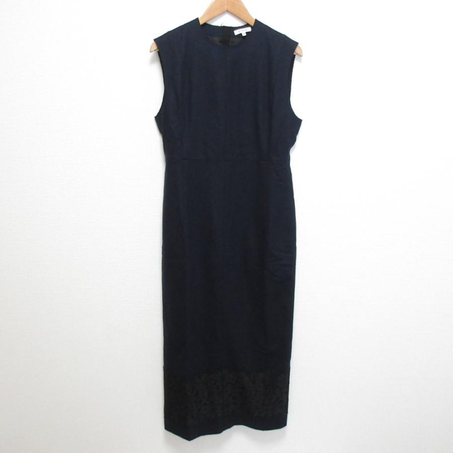 BLAMINK 良品 ブラミンク レースコンビ ノースリーブワンピース 7926  