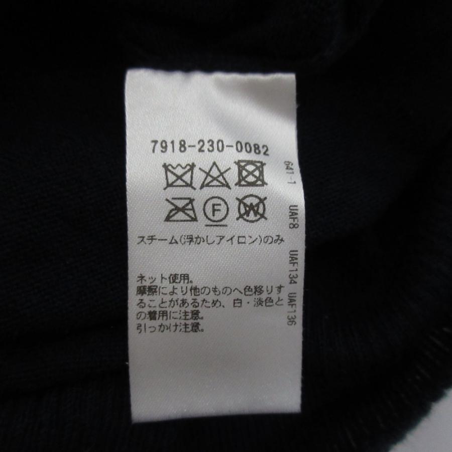 良品 BLAMINK ブラミンク コットンシルクカシミヤ18Gノースリーブ ニット 7918-230-0082 サイズ38 ネイビー レディース 古着 中古 USED BLAMINK 良品 ブラミンク コットンシルクカシミヤ18Gノースリーブ