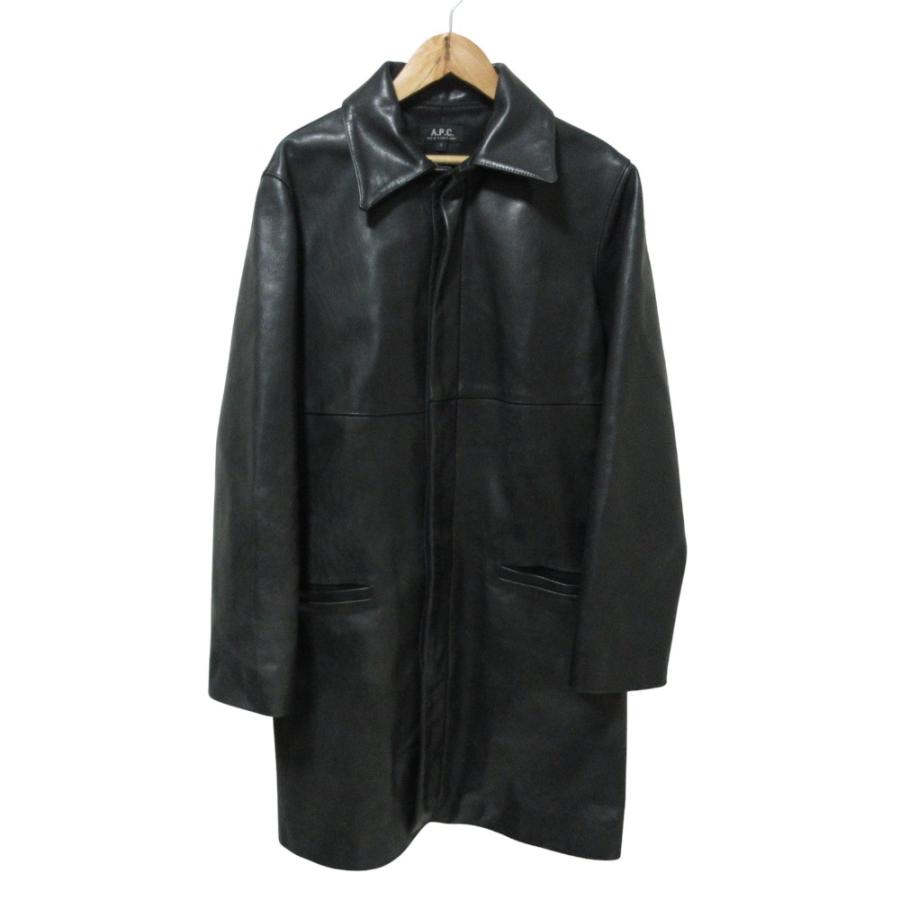 A.P.C.（アーペーセー） 良品 90's A.P.C. ホースレザー ロングコート