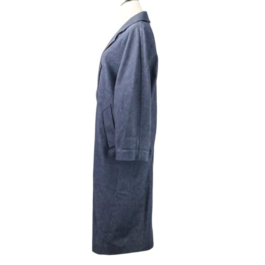 S MAX MARA エス マックスマーラ ダブルブレスト デニム ロングコート 