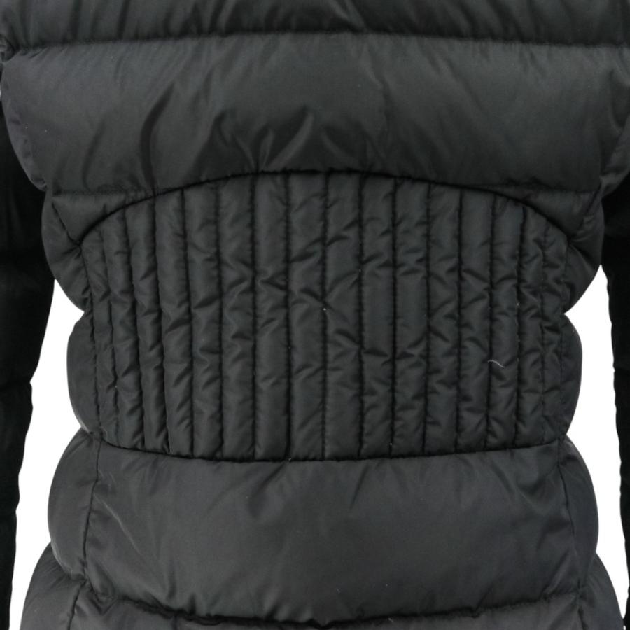 MONCLER（モンクレール） 美品 TETRA ラムレザー切替 フーデッド