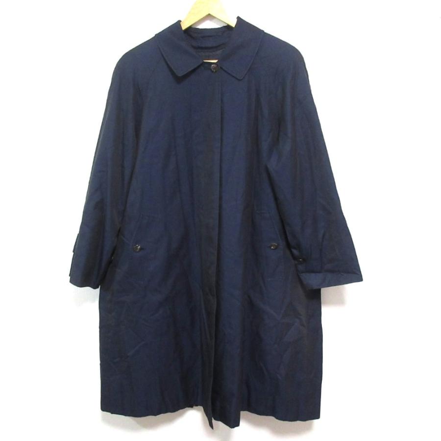 バーバリー 金ボタン コート ネイビー ノバチェック ヴィンテージ 紺 L-XL 希少金ボタン】美品 バーバリー ピーコート チェック ダブルフェイス
