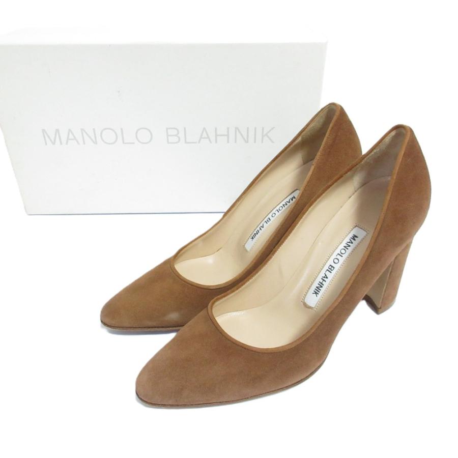 MANOLO BLAHNIK（マノロブラニク） 美品 ハイヒール アーモンドトゥ 