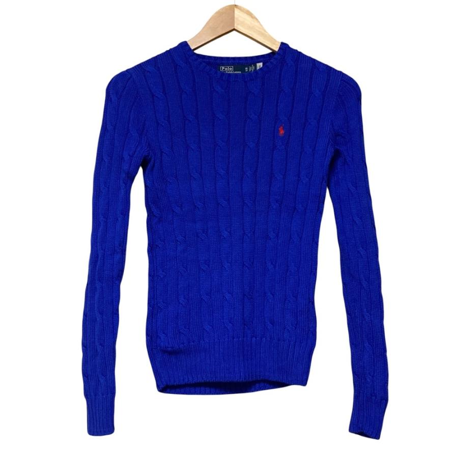 POLO Ralph Lauren　ピマコットン ケーブルニット セーター 美品 Polo by Ralph Lauren ポロバイラルフローレン ポニーロゴ