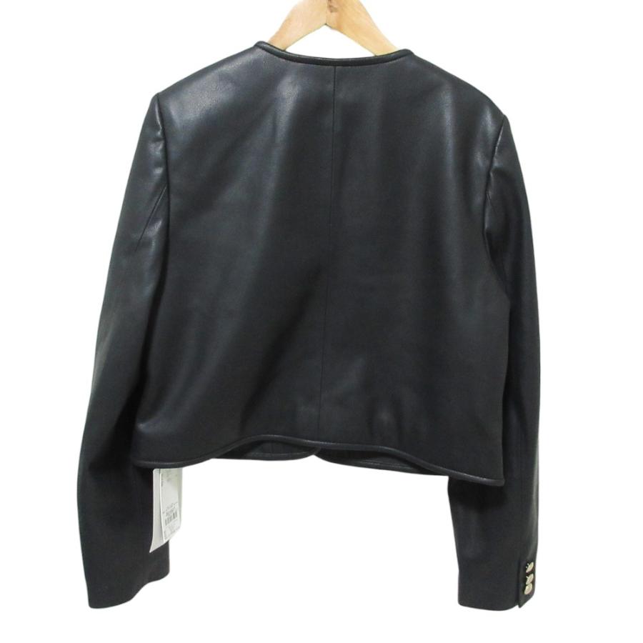 【美品】セルフォード　ノーカラーコート　ブラックM カシミヤ混ノーカラーコート(コート)｜OUTER（アウター