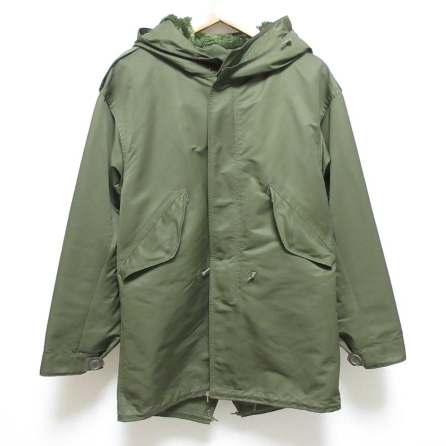 良品 08AW LAD MUSICIAN ラッドミュージシャン 裏ボアライナー付き モッズコート サイズ42 オリーブグリーン メンズ 古着 中古 USED LAD MUSICIAN（ラッドミュージシャン） 良品 08AW LAD MUSICIAN 裏ボア