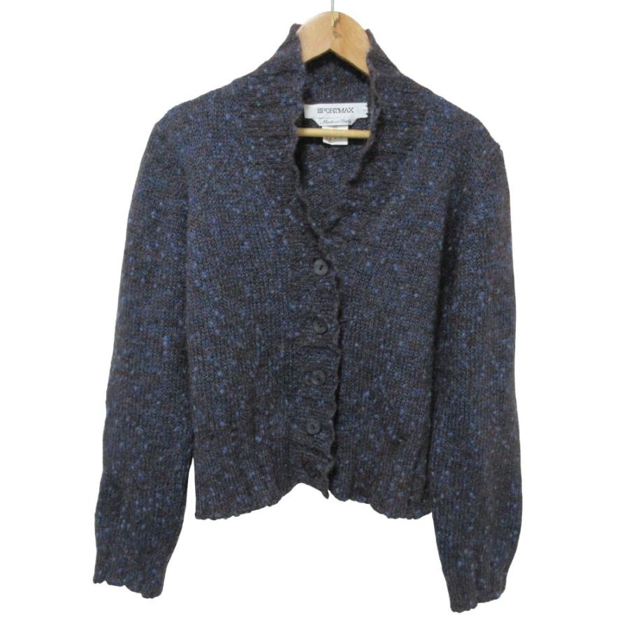 SPORTMAX スポーツマックス ニット・セーター S 紺 【古着】【】【送料