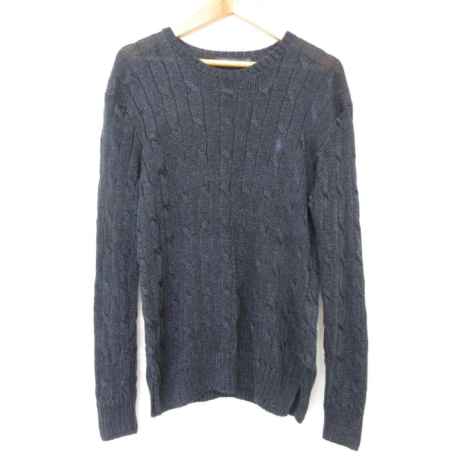 美品✨️ポロラルフローレン　ケーブルニット　アイボリー　コットン　ポニー刺繍　M 美品✨ポロラルフローレンケーブルニット XL ミントグリーン