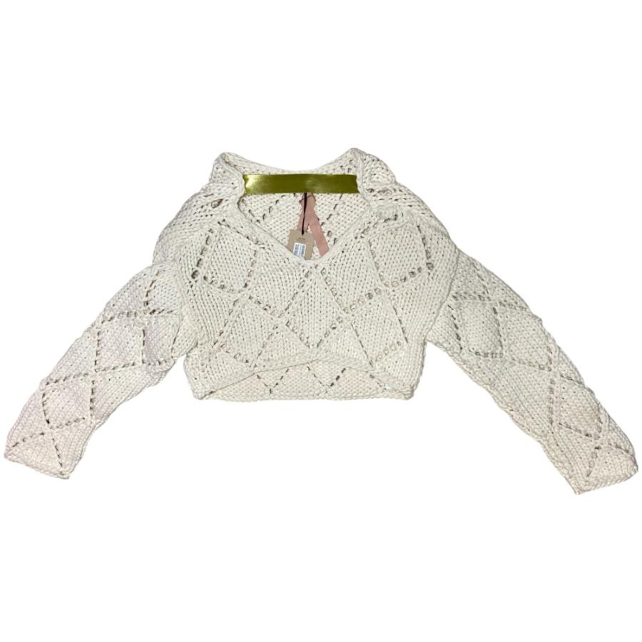 N°21 Vネックニット FOX混ジェントリーシリーズ Vネックニット | NATURAL BEAUTY BASIC