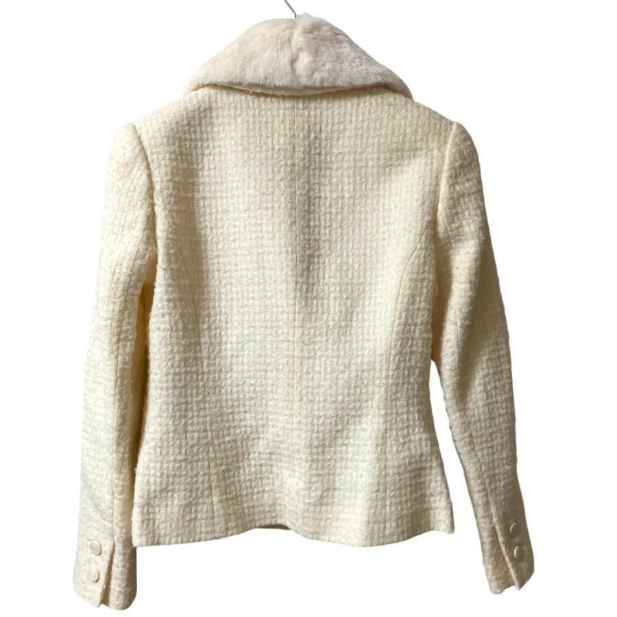Rene（ルネ） 良品 TISSUE レッキスファー付き ツイード ジャケット 