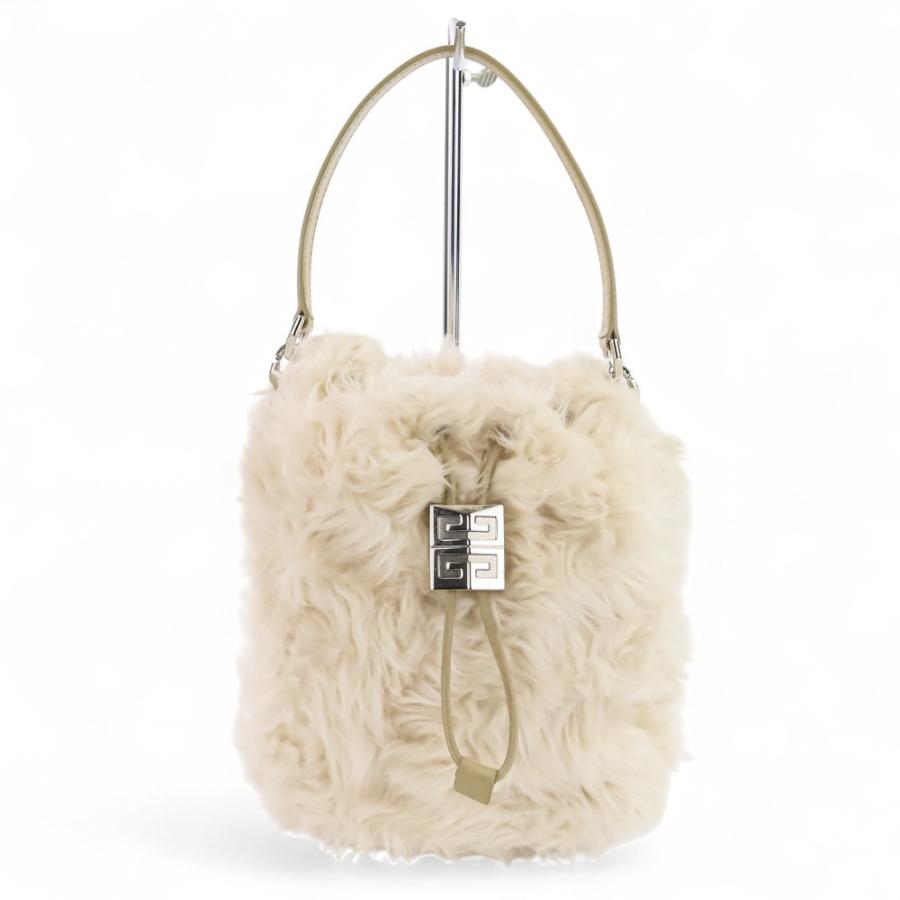 GIVENCHY（ジバンシィ） 美品 フェイクファー 4G 2way ハンドバッグ