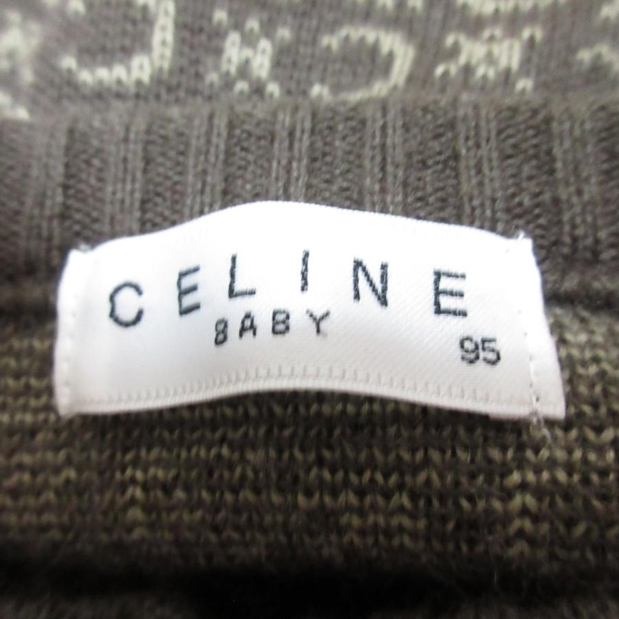 CELINE（セリーヌ） 美品 ベビー キッズ Cマカダム 長袖 ニット 