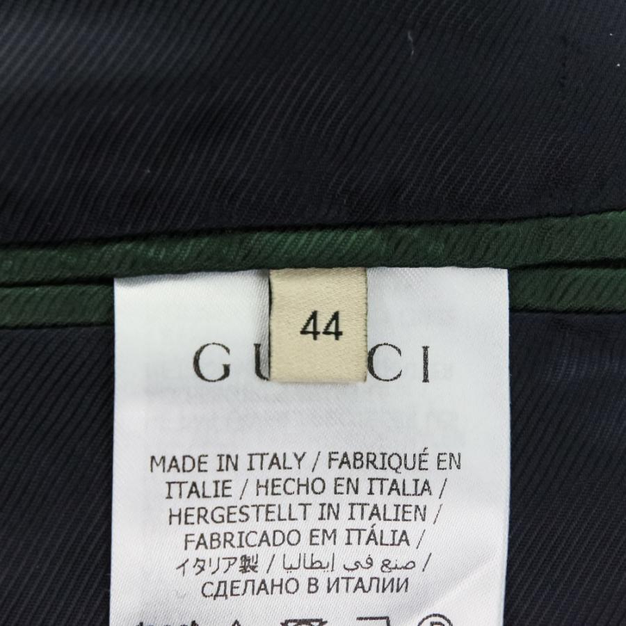 GUCCI（グッチ） 美品 ウール ピーコート 715703 サイズ44 ネイビー