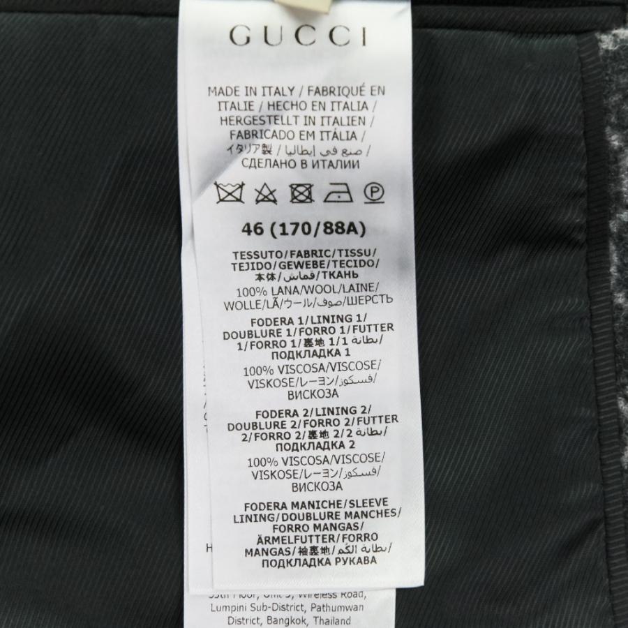 GUCCI（グッチ） 美品 24SS GUCCI GGウールフランネル テーラード