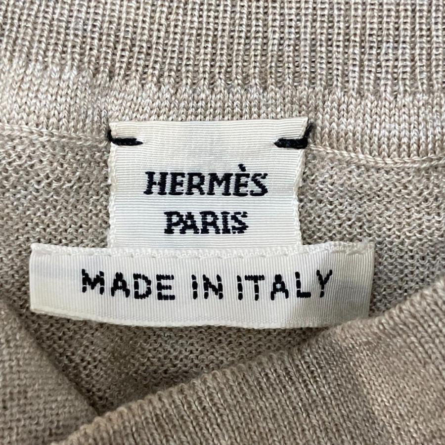 HERMES（エルメス） 美品 カシミヤ シルク ショートスリーブ ニット 