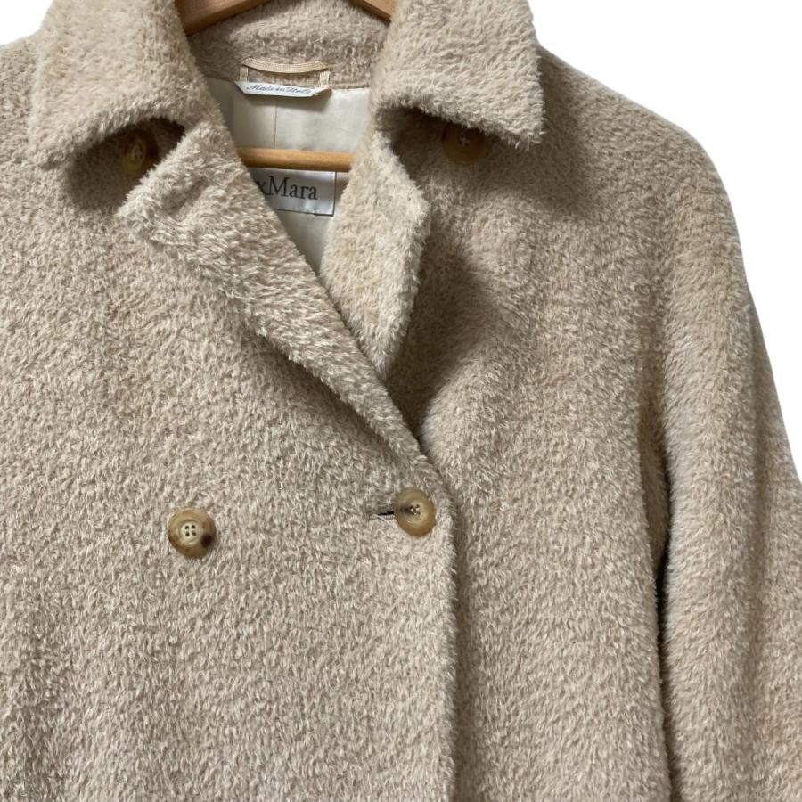 MaxMara ベージュ ダブルブレスト ロングコート 【公式通販】