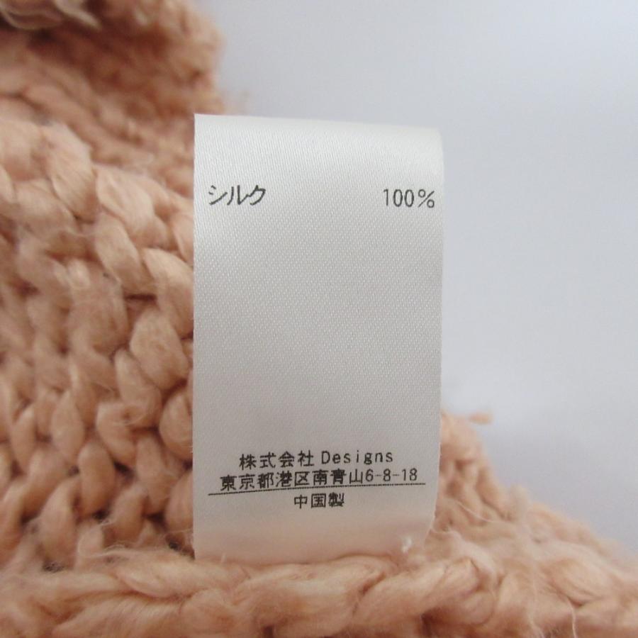 良品 BLAMINK ブラミンク シルク ノースリーブ ハンドニット セーター サイズ38 ピンク レディース 古着 中古 USED BLAMINK 良品 ブラミンク シルク ノースリーブ ハンドニット セーター