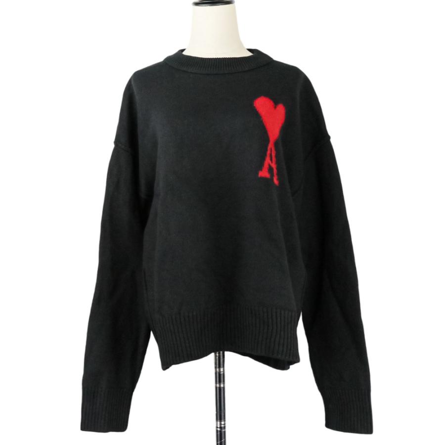 良品 AMI PARIS アミパリス レッドADCセーター クルーネック ニット