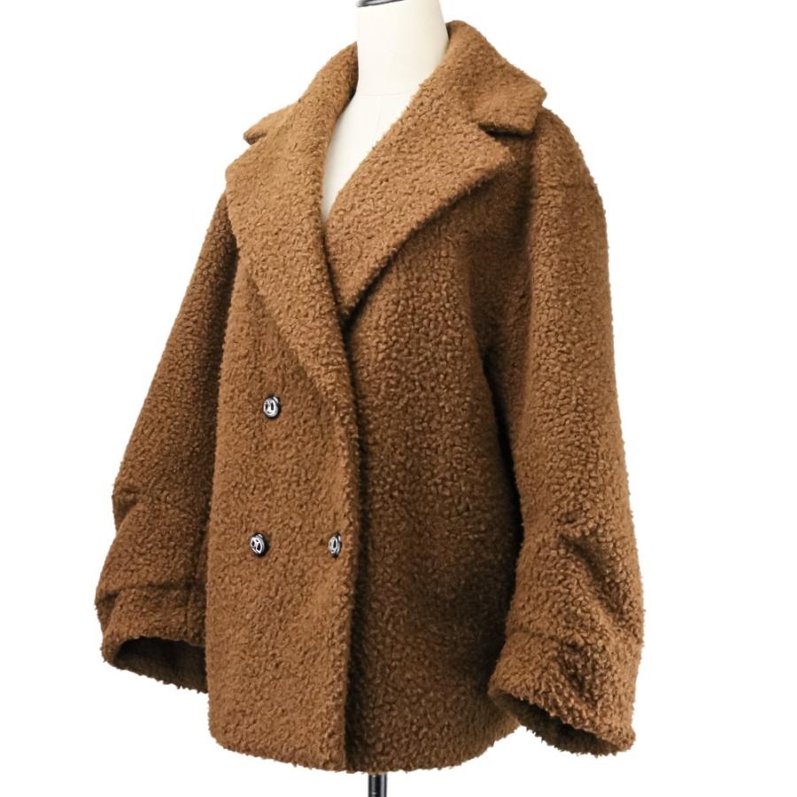 美品 22AW DAISY LIN デイジーリン フォクシー Half Coat Fondant 