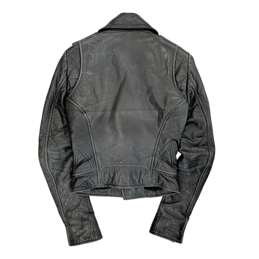 BALENCIAGA ラム ダブルライダースジャケット BALENCIAGA（バレンシアガ） ラムレザー ダブル ライダースジャケット