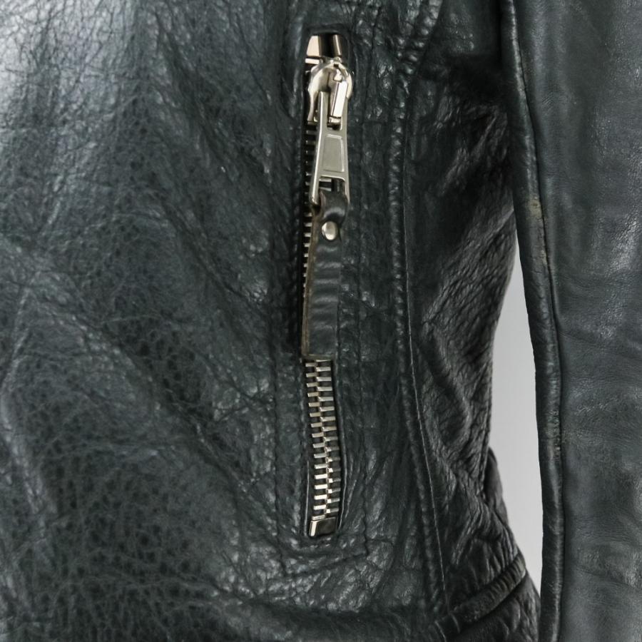 BALENCIAGA（バレンシアガ） ラムレザー ダブル ライダースジャケット