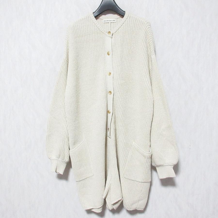 SeaRoomlynn新品ヘンリーニットチュニック 美品 SeaRoomLynn シールームリン ヘンリーネックニットロンパース