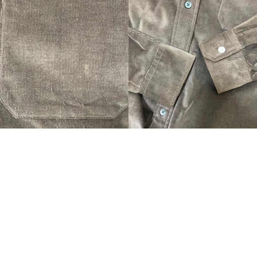 HERMES（エルメス） 良品 セリエボタン 長袖 コーデュロイシャツ