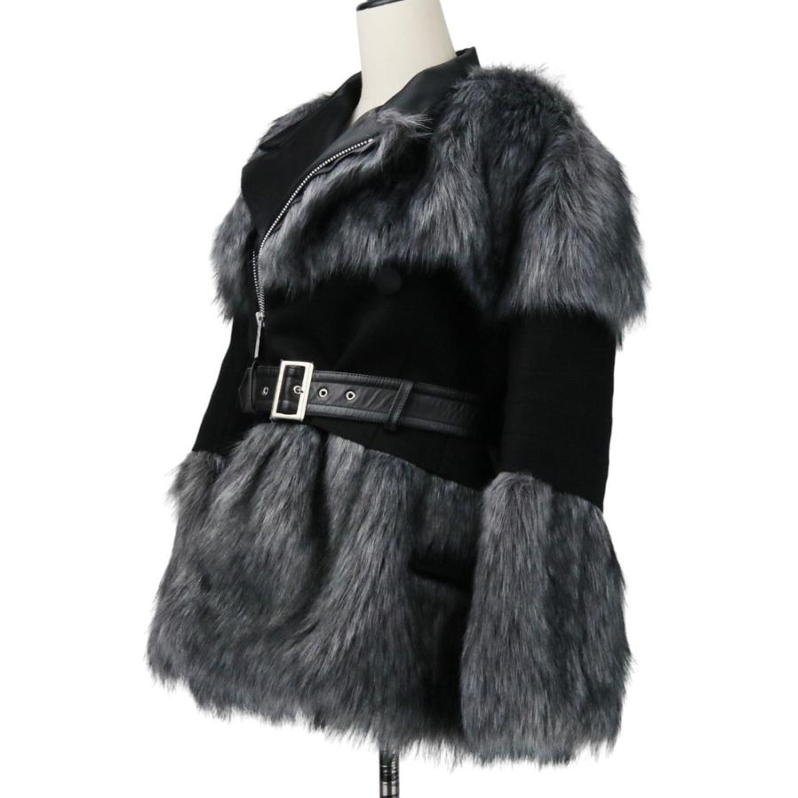 sacai（サカイ） 新品同様 ドッキング エコファー ジャケット