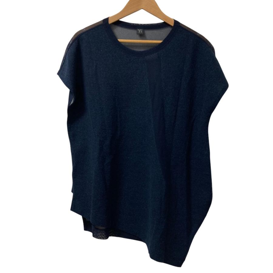 Y's（ワイズ） 美品 ヨウジヤマモト POLYESTER TULLE x WOOL NEEDLE