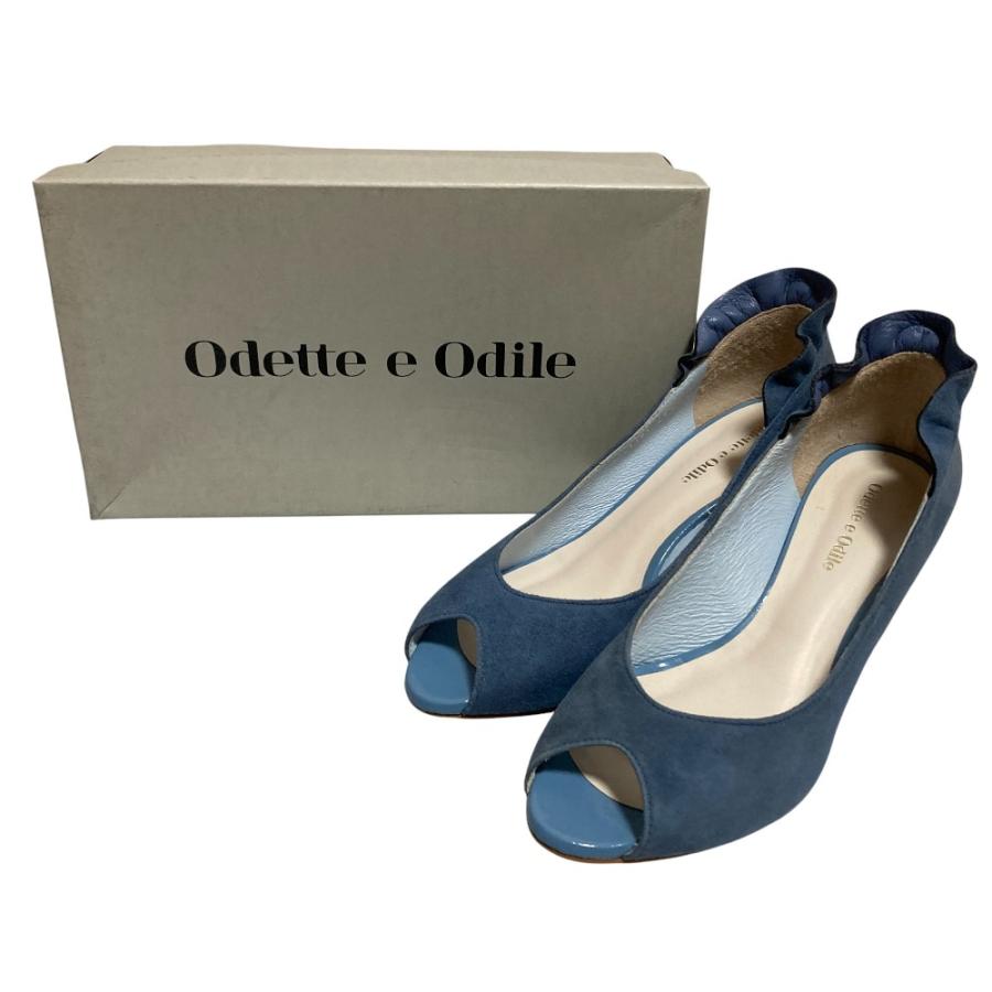 ODETTE E ODILE（オデット エ オディール） 美品 スウェード オープン 