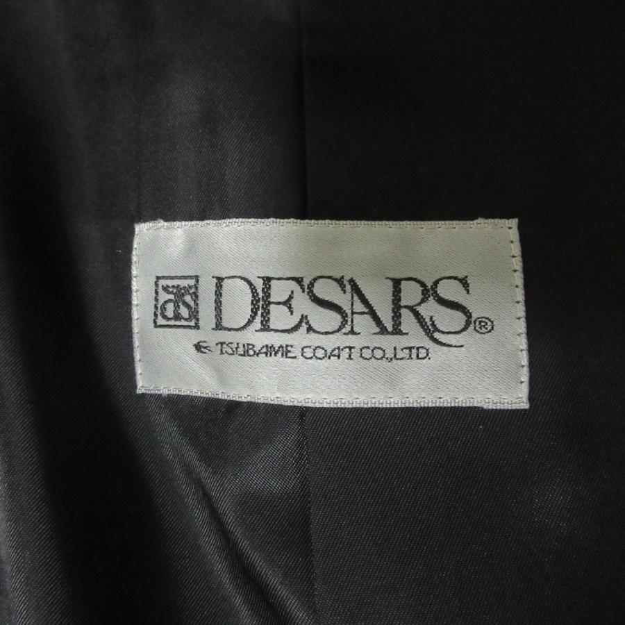 美品 DESARS デサース ツバメコート カシミヤ ロングステンカラー