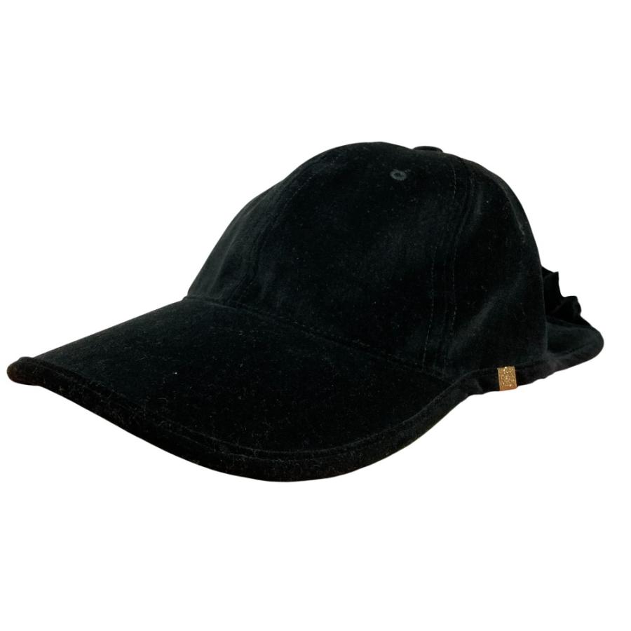 CA4LA（カシラ） 美品 LALA CAP バックリボン ベロアキャップ TKU00276