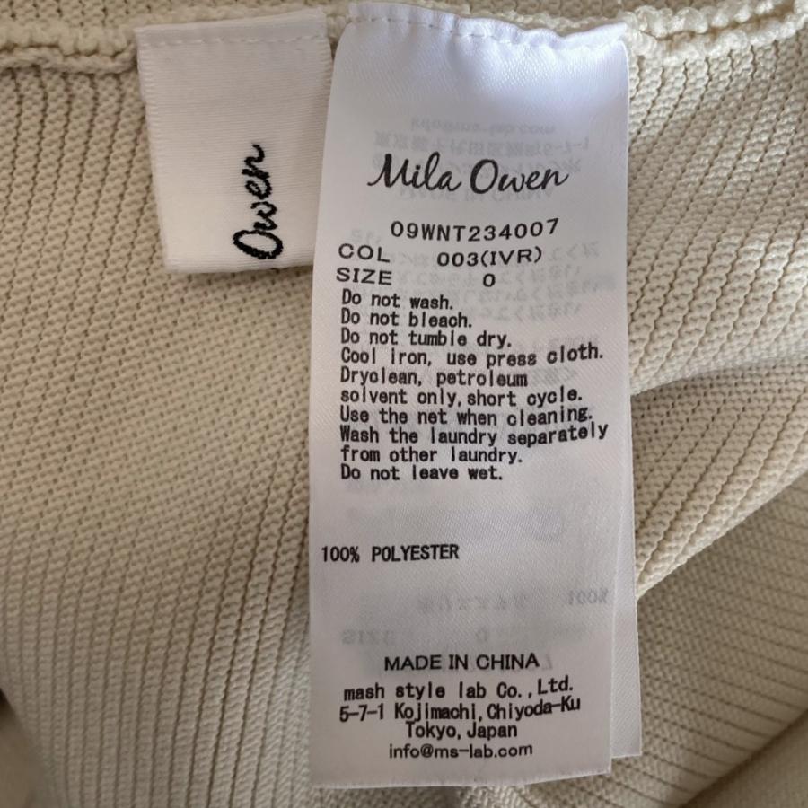 Mila Owen（ミラオーウェン） 美品 23AW Mila Owen 構築シルエット 