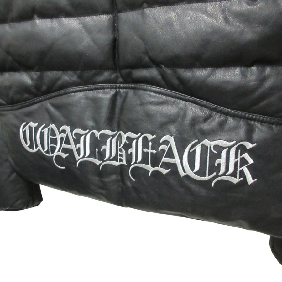 Coal Black（コールブラック） レザー ダウンジャケット ブルゾン M