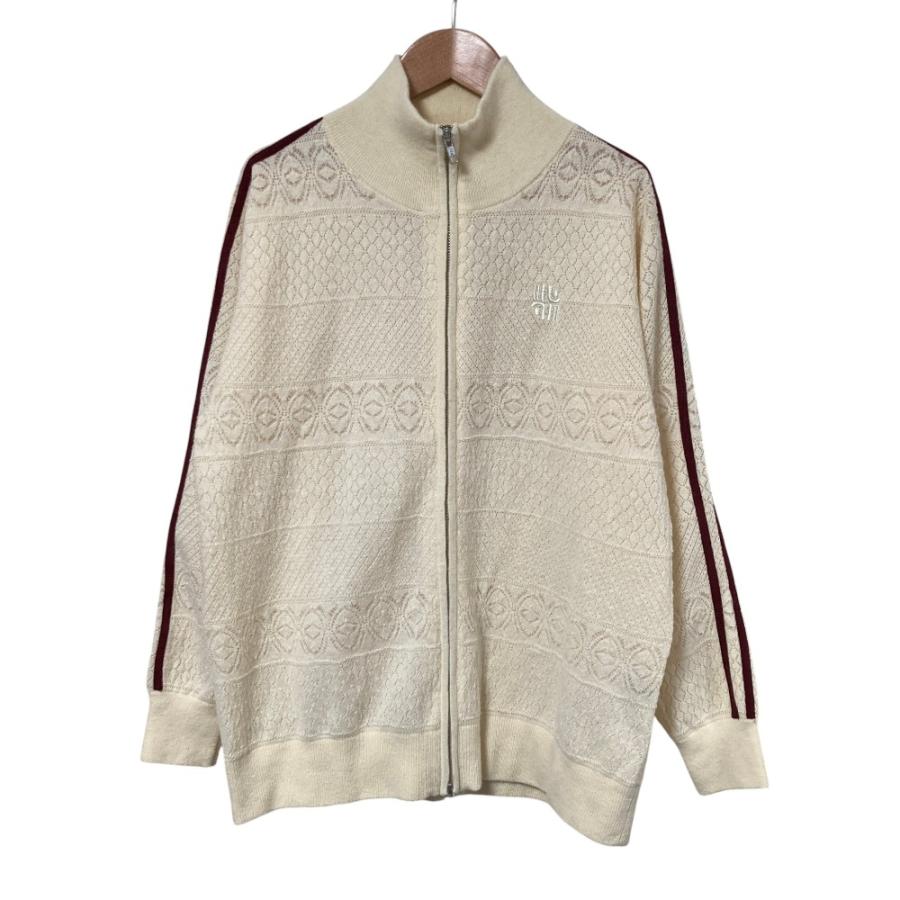 Ameri（アメリ） 美品 23AW Ameri UND LACE KNIT LINE TOP ニット 