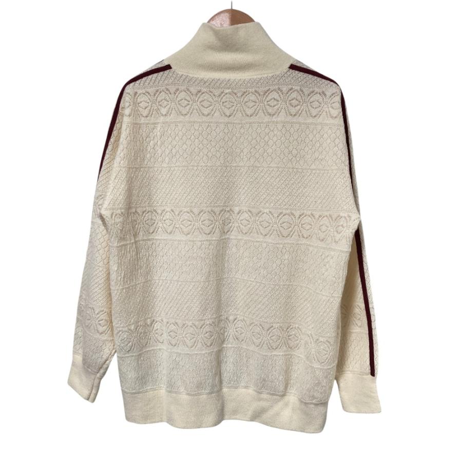 Ameri（アメリ） 美品 23AW Ameri UND LACE KNIT LINE TOP ニット