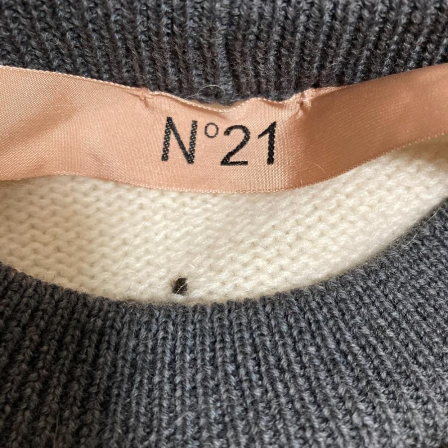 N°21（ヌメロヴェントゥーノ） 美品 ビジュー パネル切替オーバー 
