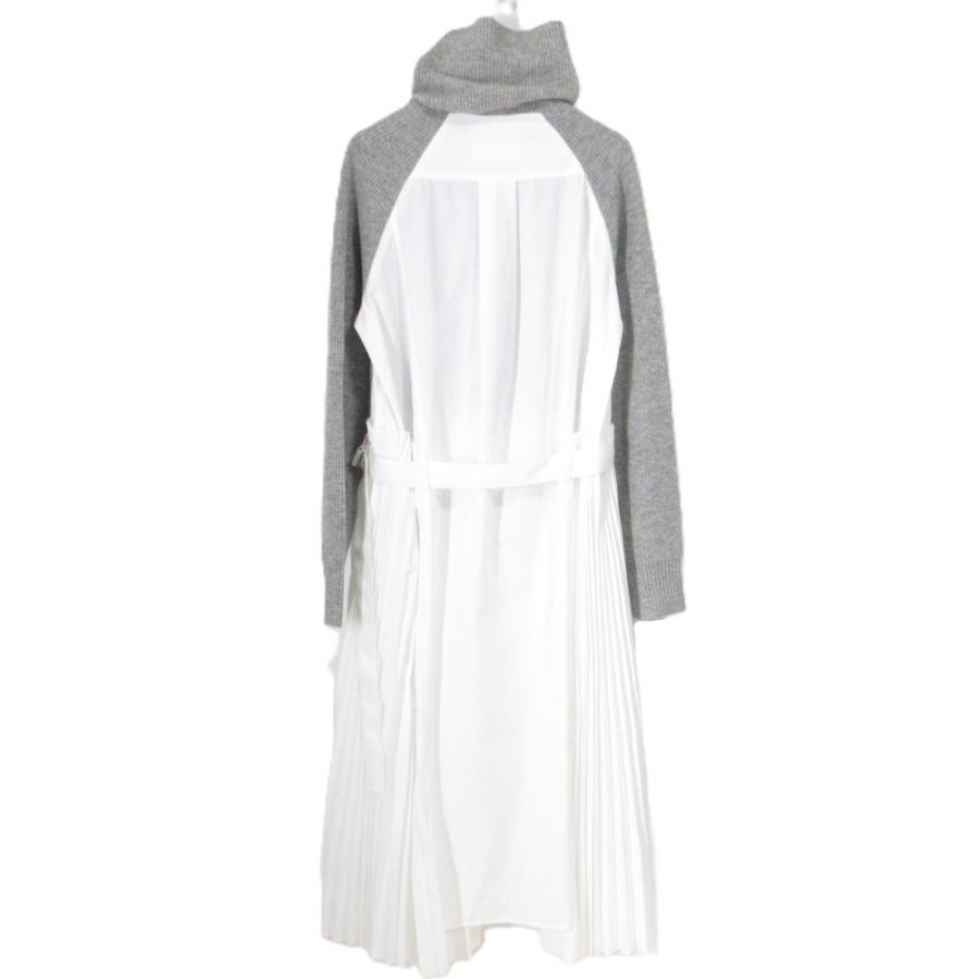 sacai（サカイ） 良品 タートルニット ドッキングワンピース SCW-044